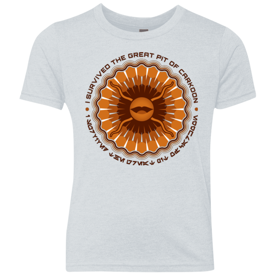 T-Shirts Heather White / YXS Surviving The Sarlacc Youth Triblend T-Shirt