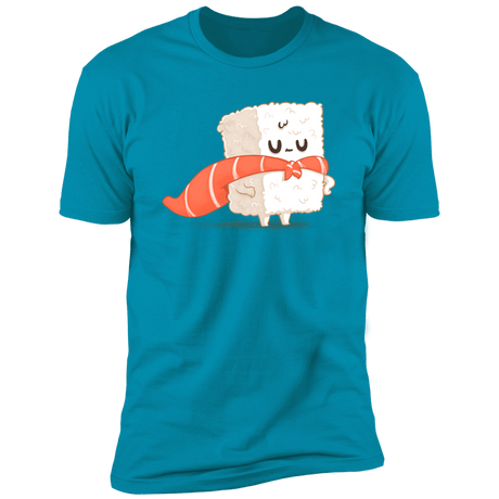 T-Shirts Turquoise / S Sushi Hero Men's Premium T-Shirt