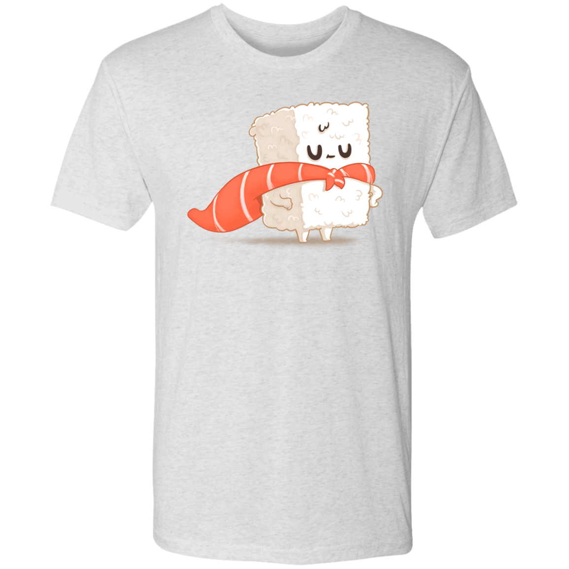 T-Shirts Heather White / S Sushi Hero Men's Triblend T-Shirt