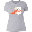 T-Shirts Heather Grey / S Sushi Hero Women's Premium T-Shirt