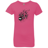 T-Shirts Hot Pink / YXS Susuwatari Ink Girls Premium T-Shirt