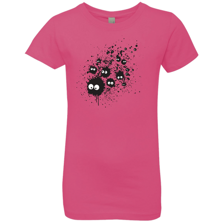 T-Shirts Hot Pink / YXS Susuwatari Ink Girls Premium T-Shirt
