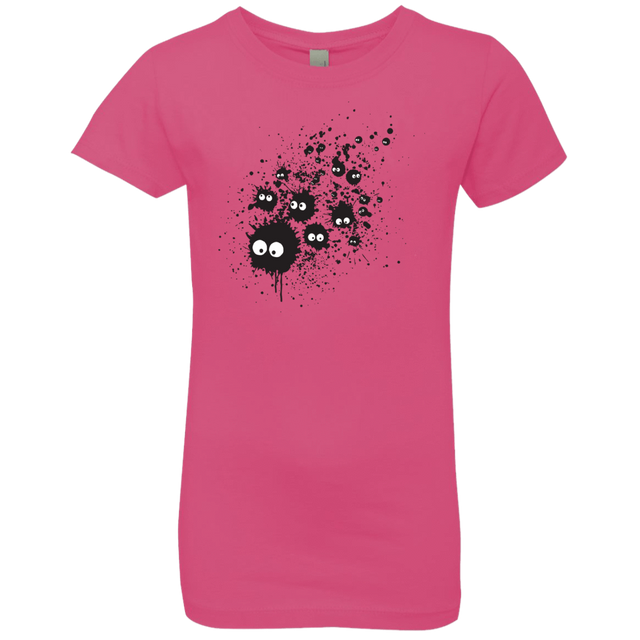 T-Shirts Hot Pink / YXS Susuwatari Ink Girls Premium T-Shirt