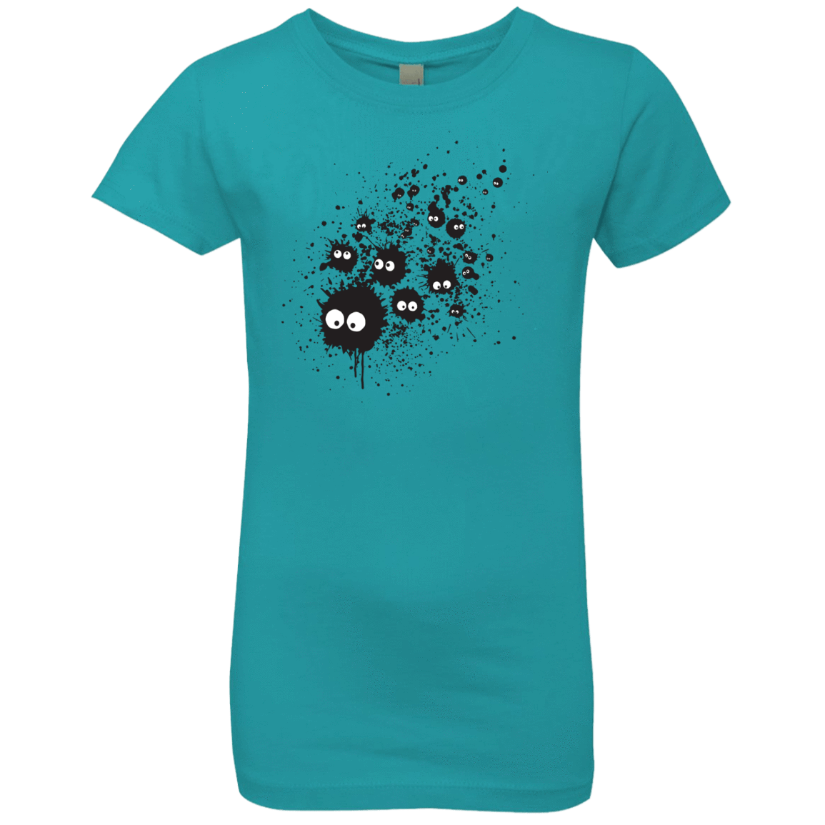 T-Shirts Tahiti Blue / YXS Susuwatari Ink Girls Premium T-Shirt