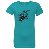 T-Shirts Tahiti Blue / YXS Susuwatari Ink Girls Premium T-Shirt