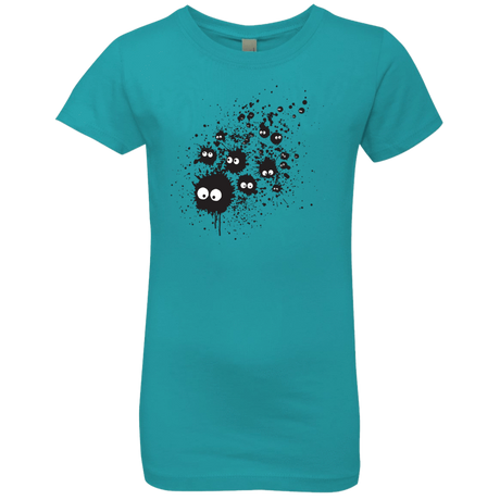 T-Shirts Tahiti Blue / YXS Susuwatari Ink Girls Premium T-Shirt