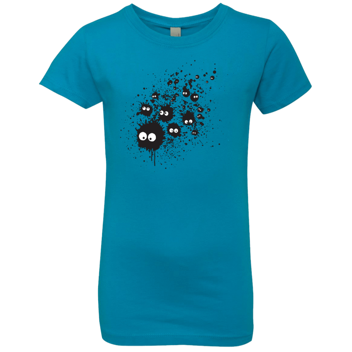 T-Shirts Turquoise / YXS Susuwatari Ink Girls Premium T-Shirt