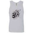 T-Shirts Heather Grey / S Susuwatari Ink Men's Premium Tank Top