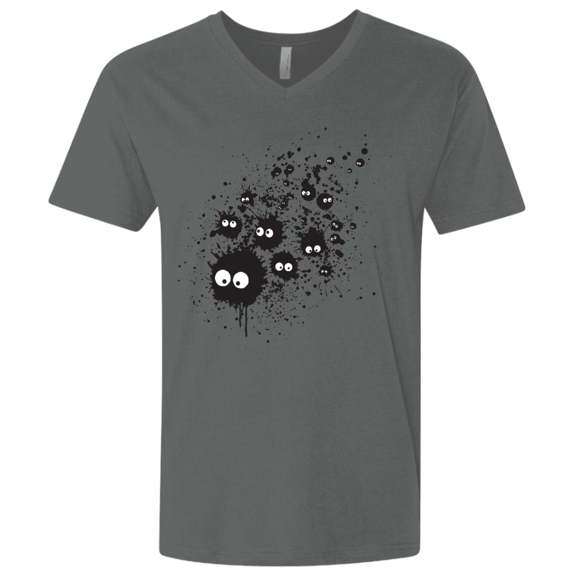 T-Shirts Heavy Metal / X-Small Susuwatari Ink Men's Premium V-Neck