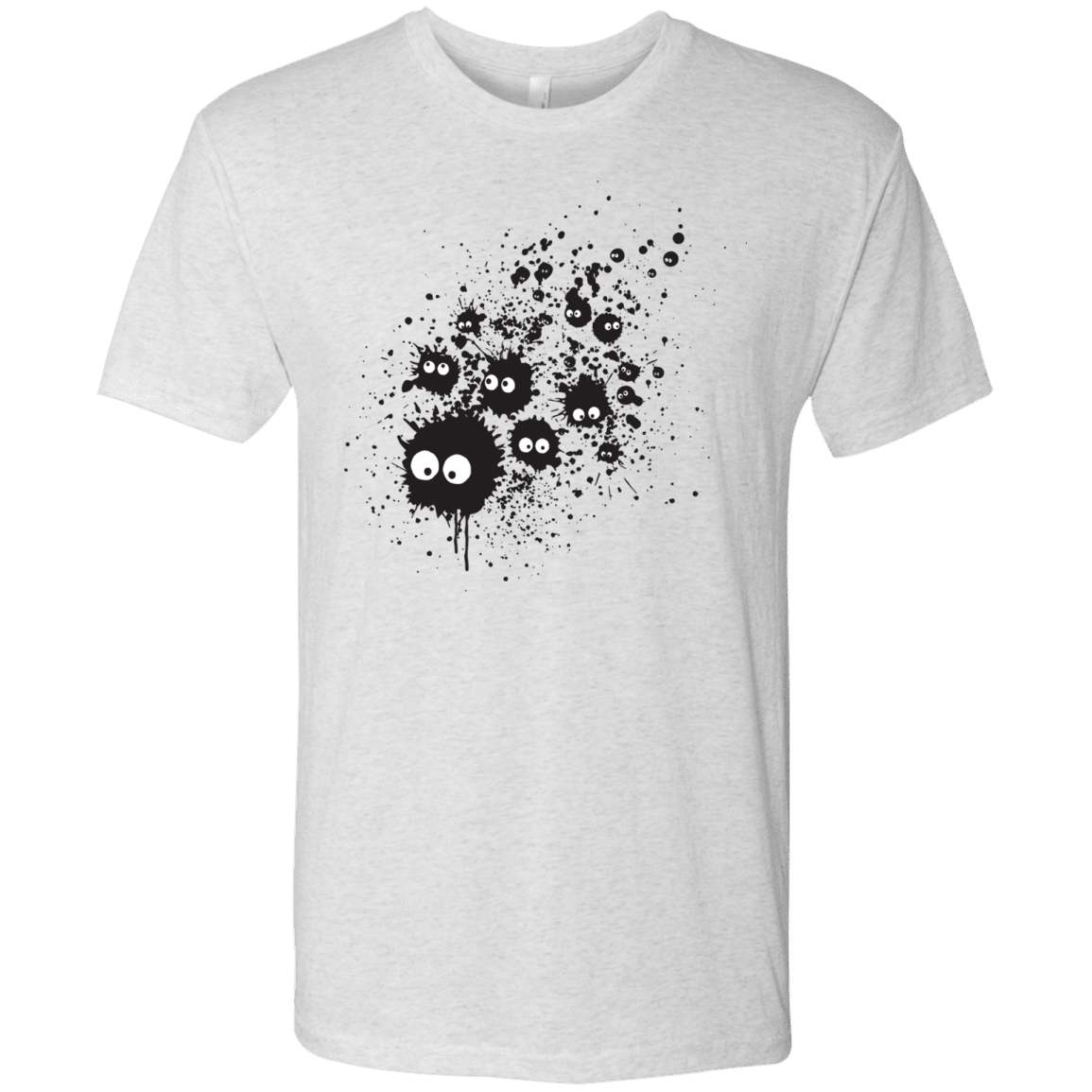 T-Shirts Heather White / S Susuwatari Ink Men's Triblend T-Shirt