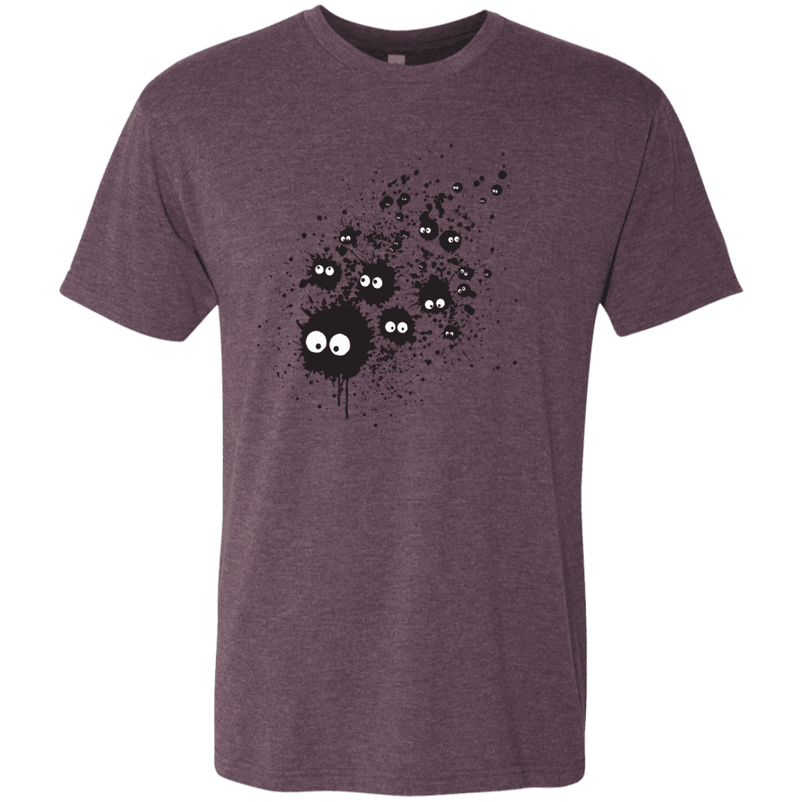 T-Shirts Vintage Purple / S Susuwatari Ink Men's Triblend T-Shirt