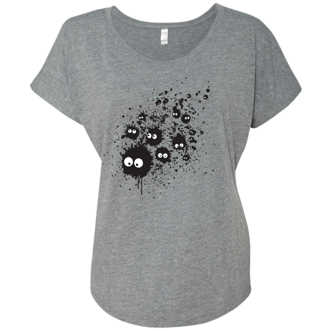 Susuwatari Ink Triblend Dolman Sleeve