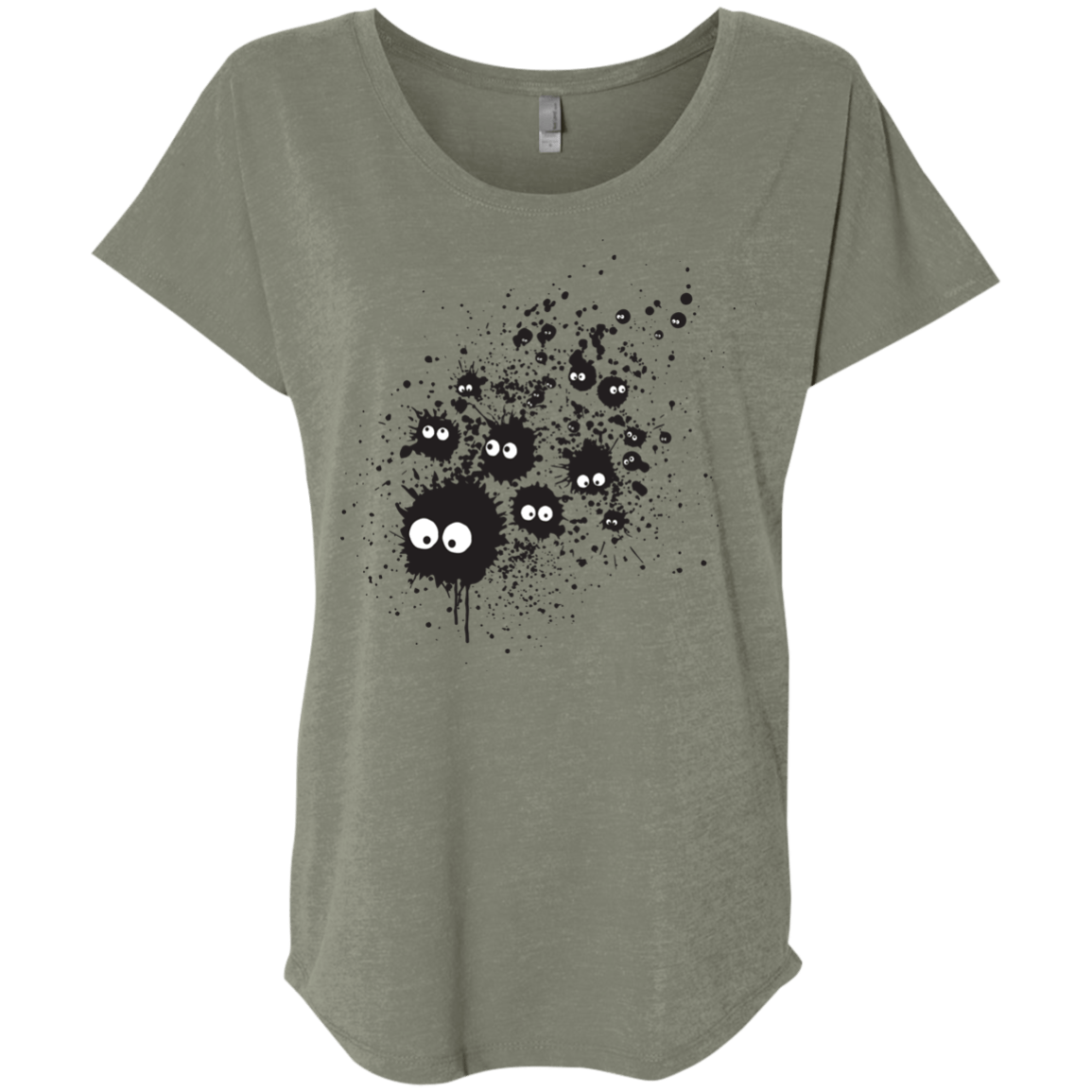 Susuwatari Ink Triblend Dolman Sleeve