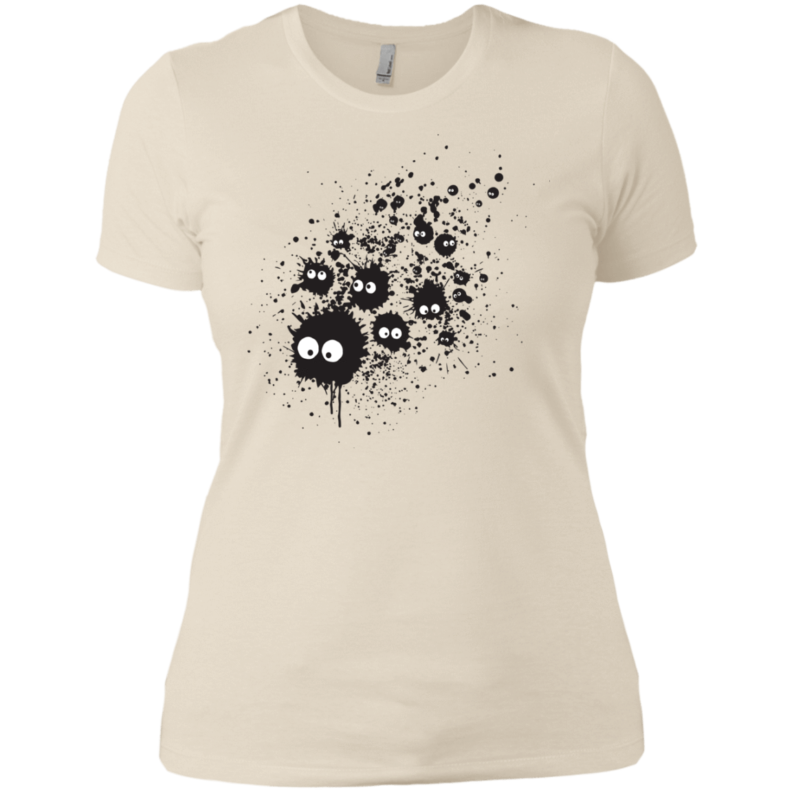 T-Shirts Ivory/ / X-Small Susuwatari Ink Women's Premium T-Shirt