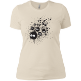 T-Shirts Ivory/ / X-Small Susuwatari Ink Women's Premium T-Shirt