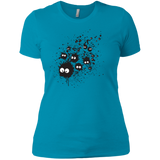 T-Shirts Turquoise / X-Small Susuwatari Ink Women's Premium T-Shirt
