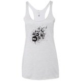 Susuwatari Ink Women's Triblend Racerback Tank