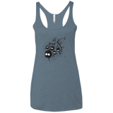 Susuwatari Ink Women's Triblend Racerback Tank