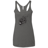 Susuwatari Ink Women's Triblend Racerback Tank
