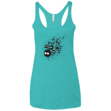 Susuwatari Ink Women's Triblend Racerback Tank