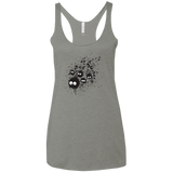 Susuwatari Ink Women's Triblend Racerback Tank