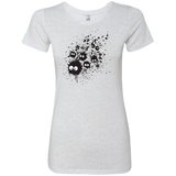 T-Shirts Heather White / S Susuwatari Ink Women's Triblend T-Shirt