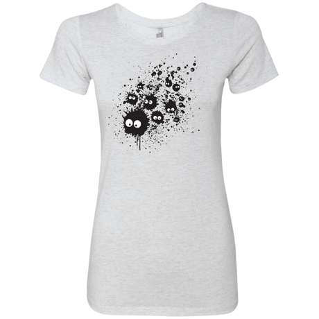 T-Shirts Heather White / S Susuwatari Ink Women's Triblend T-Shirt