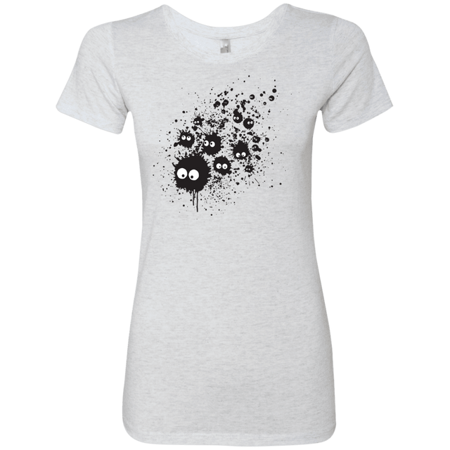 T-Shirts Heather White / S Susuwatari Ink Women's Triblend T-Shirt