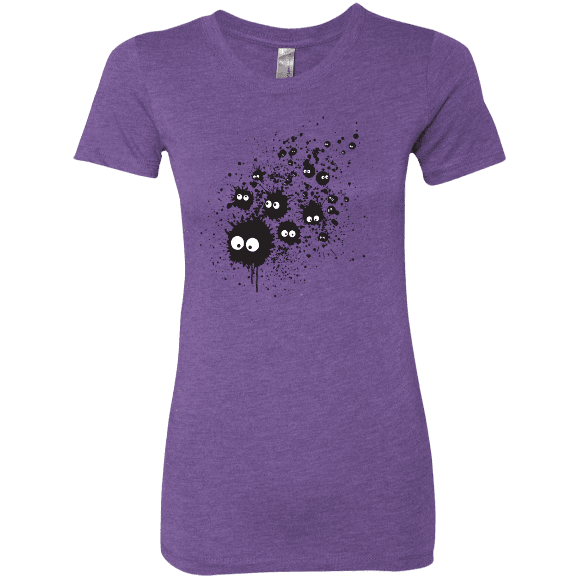 T-Shirts Purple Rush / S Susuwatari Ink Women's Triblend T-Shirt