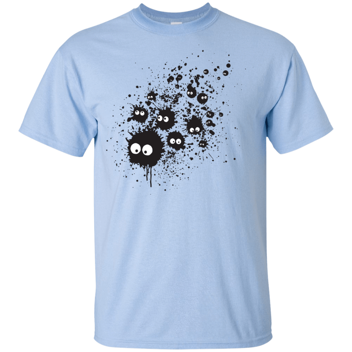 T-Shirts Light Blue / YXS Susuwatari Ink Youth T-Shirt