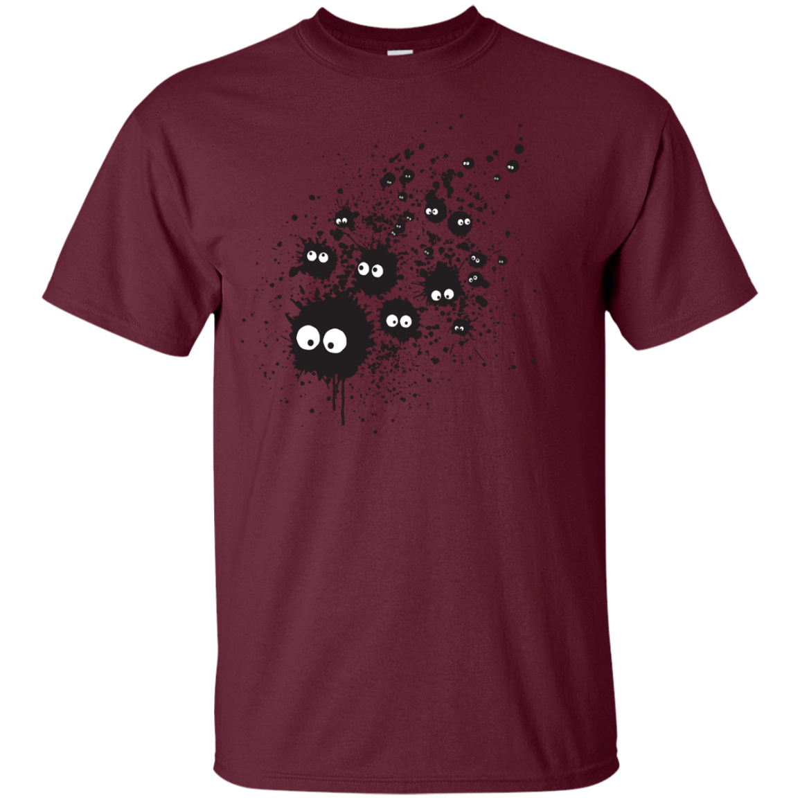 T-Shirts Maroon / YXS Susuwatari Ink Youth T-Shirt