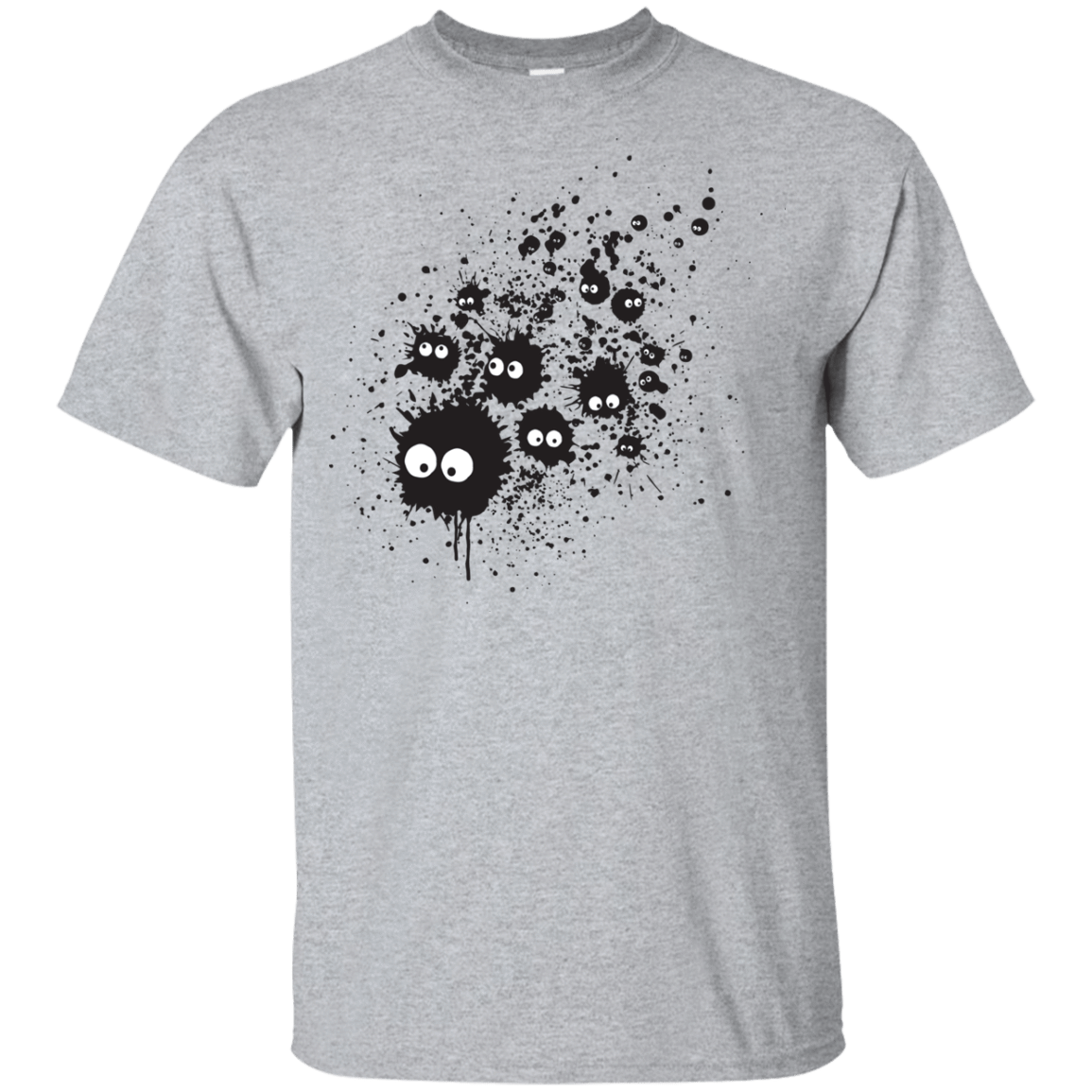 T-Shirts Sport Grey / YXS Susuwatari Ink Youth T-Shirt