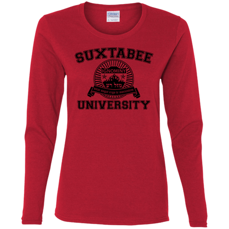 T-Shirts Red / S SUX2BU Women's Long Sleeve T-Shirt