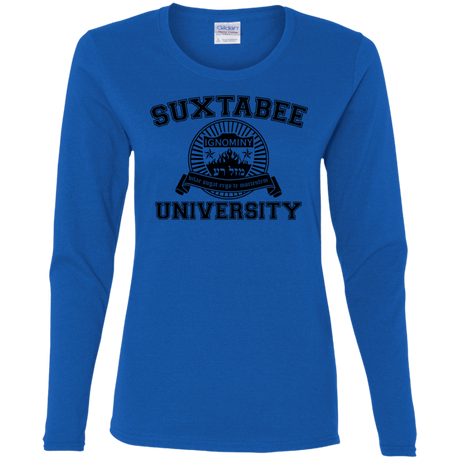 T-Shirts Royal / S SUX2BU Women's Long Sleeve T-Shirt