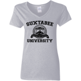 T-Shirts Sport Grey / S SUX2BU Women's V-Neck T-Shirt