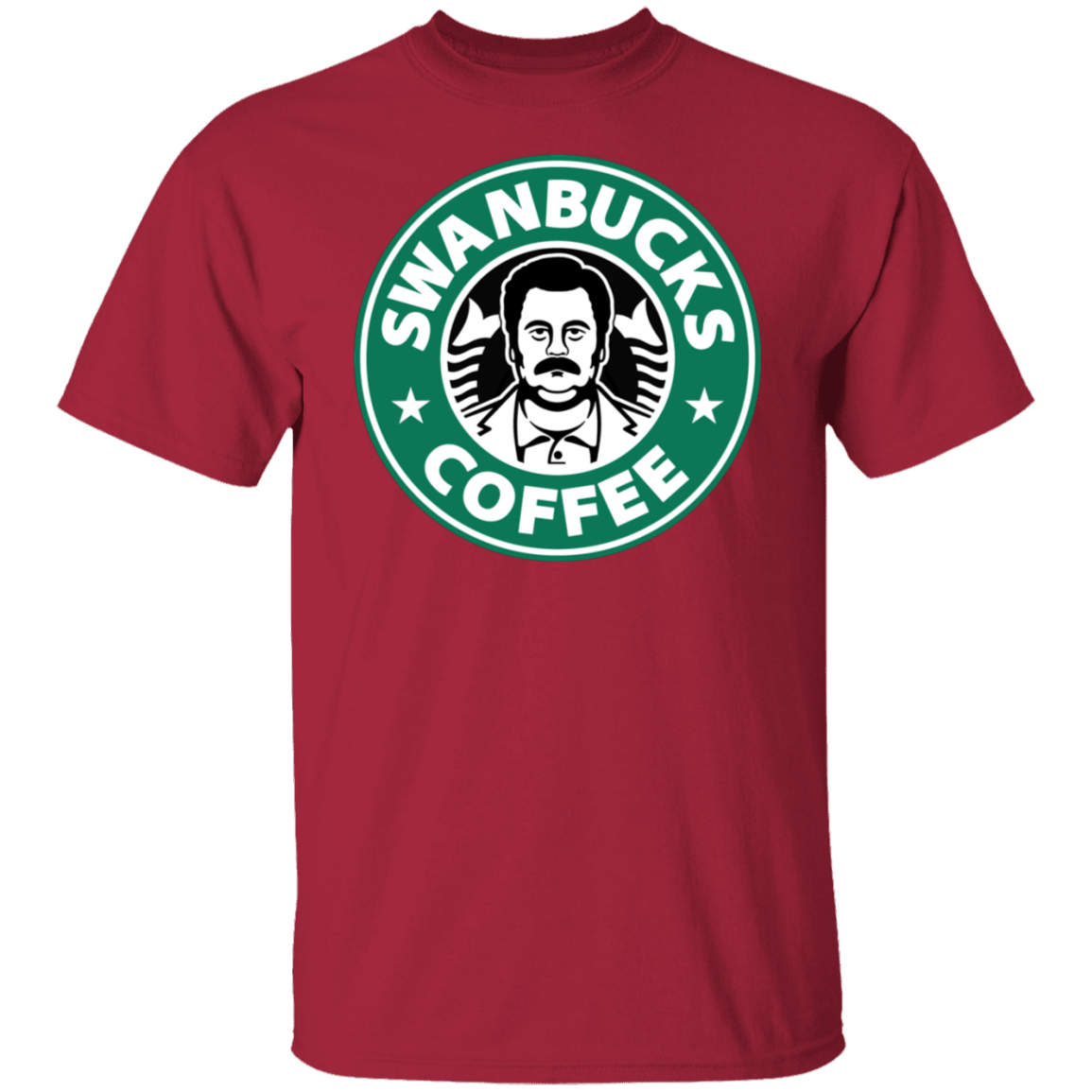T-Shirts Cardinal / S Swanbucks Coffee T-Shirt