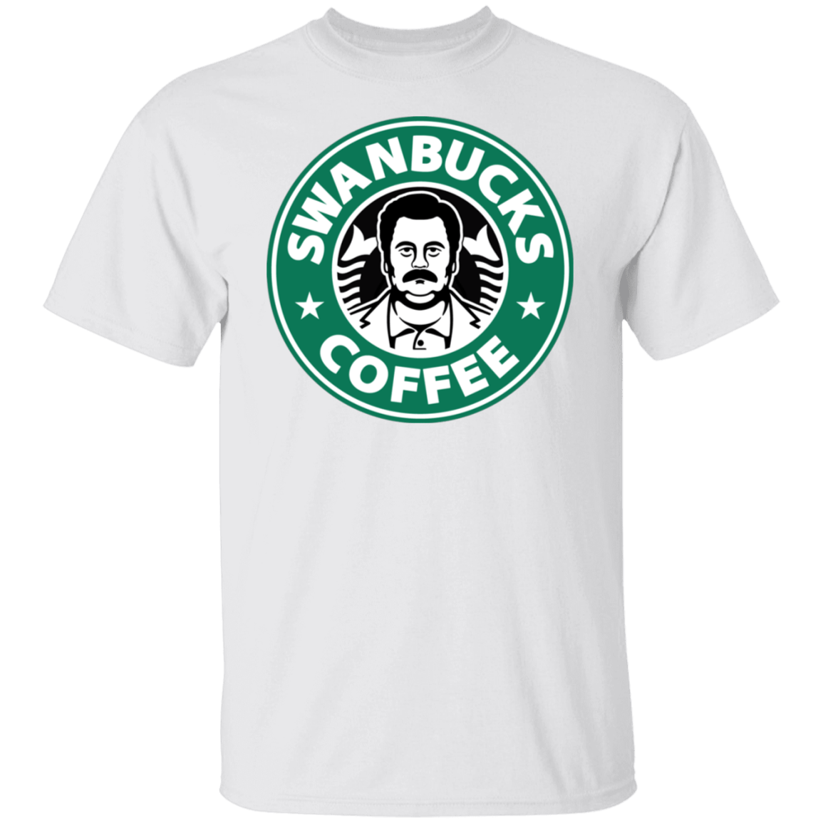 T-Shirts White / S Swanbucks Coffee T-Shirt