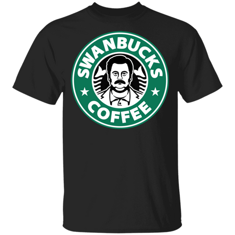 T-Shirts Black / YXS Swanbucks Coffee Youth T-Shirt