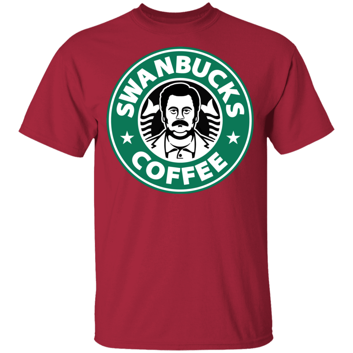 T-Shirts Cardinal / YXS Swanbucks Coffee Youth T-Shirt