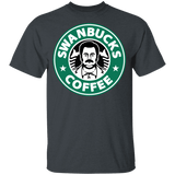 T-Shirts Dark Heather / YXS Swanbucks Coffee Youth T-Shirt