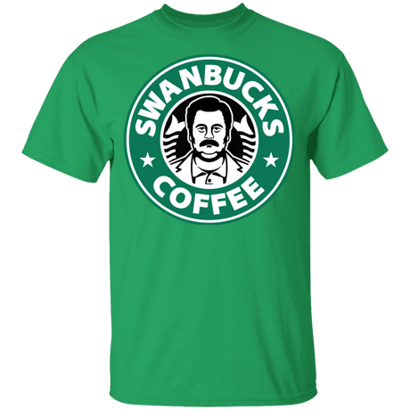 T-Shirts Irish Green / YXS Swanbucks Coffee Youth T-Shirt