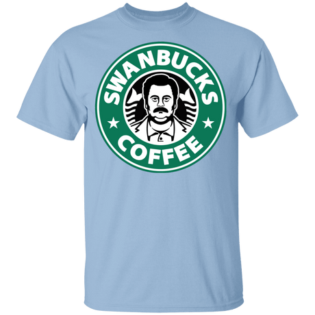 T-Shirts Light Blue / YXS Swanbucks Coffee Youth T-Shirt