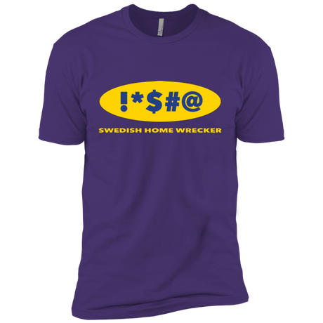 T-Shirts Purple / X-Small Swearing Home Wrecker Men's Premium T-Shirt
