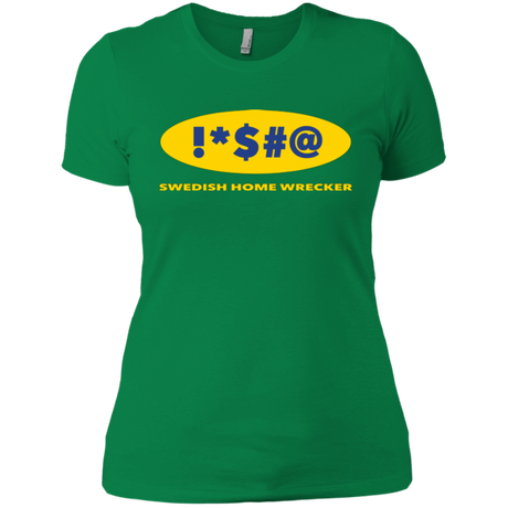 T-Shirts Kelly Green / X-Small Swearing Home Wrecker Women's Premium T-Shirt