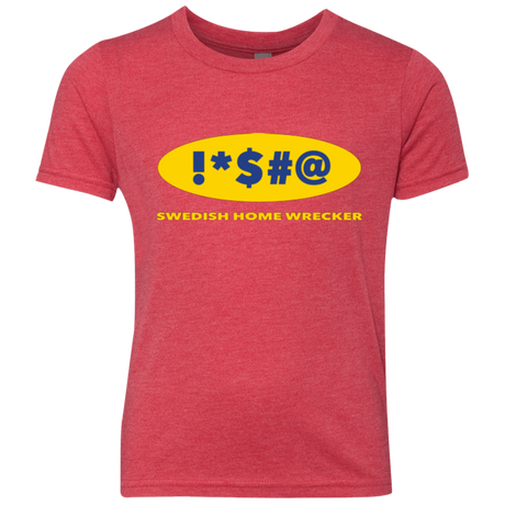 T-Shirts Vintage Red / YXS Swearing Home Wrecker Youth Triblend T-Shirt