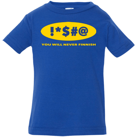T-Shirts Royal / 6 Months Swearing Never Finnish Infant Premium T-Shirt