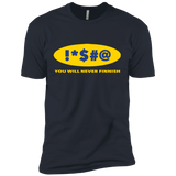 T-Shirts Indigo / X-Small Swearing Never Finnish Men's Premium T-Shirt