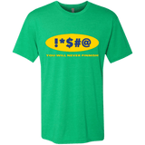 T-Shirts Envy / Small Swearing Never Finnish Men's Triblend T-Shirt