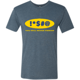 T-Shirts Indigo / Small Swearing Never Finnish Men's Triblend T-Shirt