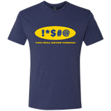 T-Shirts Vintage Navy / Small Swearing Never Finnish Men's Triblend T-Shirt